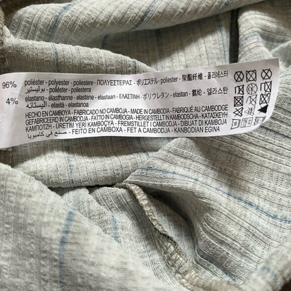 Zara Striped Flowy Jumpsuit with Straps Size Small - Picture 4 of 10